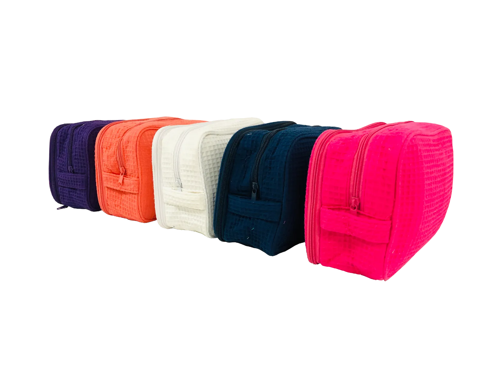 Alpha Omega Epsilon Waffle Weave Cosmetic Bag