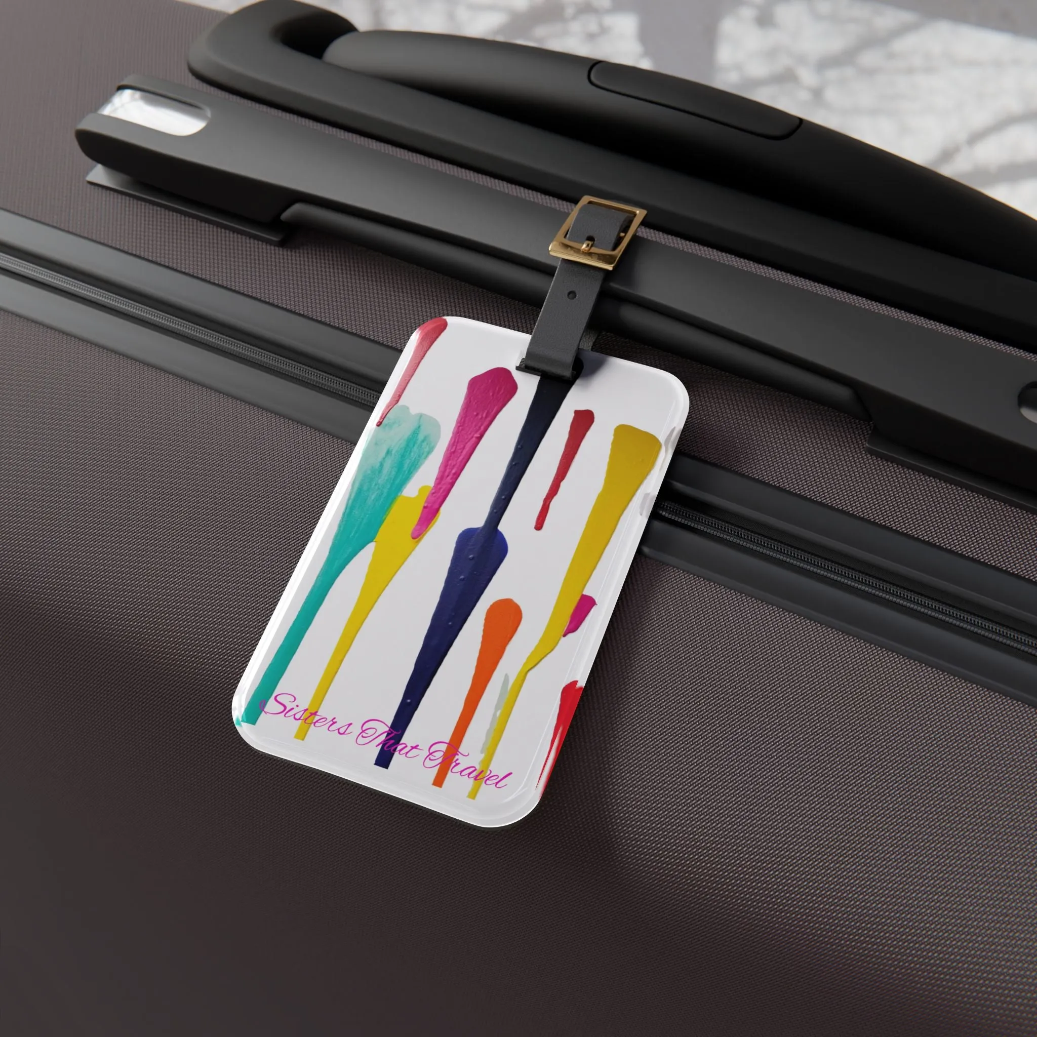 Art Voyage Sisters That Travel Luggage Tag Collection