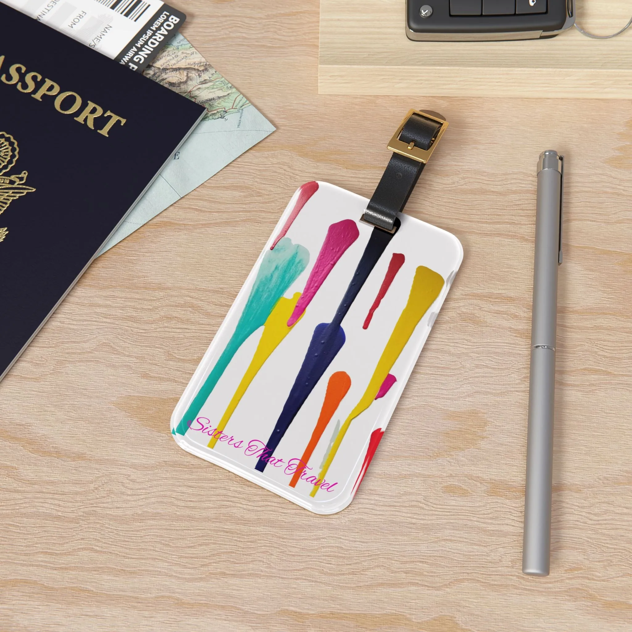Art Voyage Sisters That Travel Luggage Tag Collection