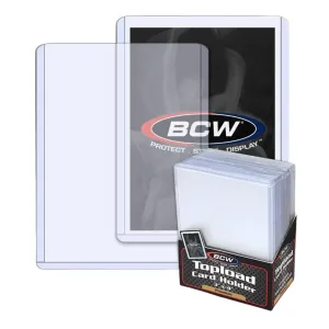 BCW Toploader Card Holder Premium (3" x 4") (25 Holders Per Pack)