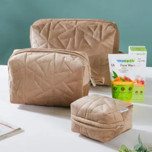 Beige Blossom Self-Care Essentials Hamper Set Of 3