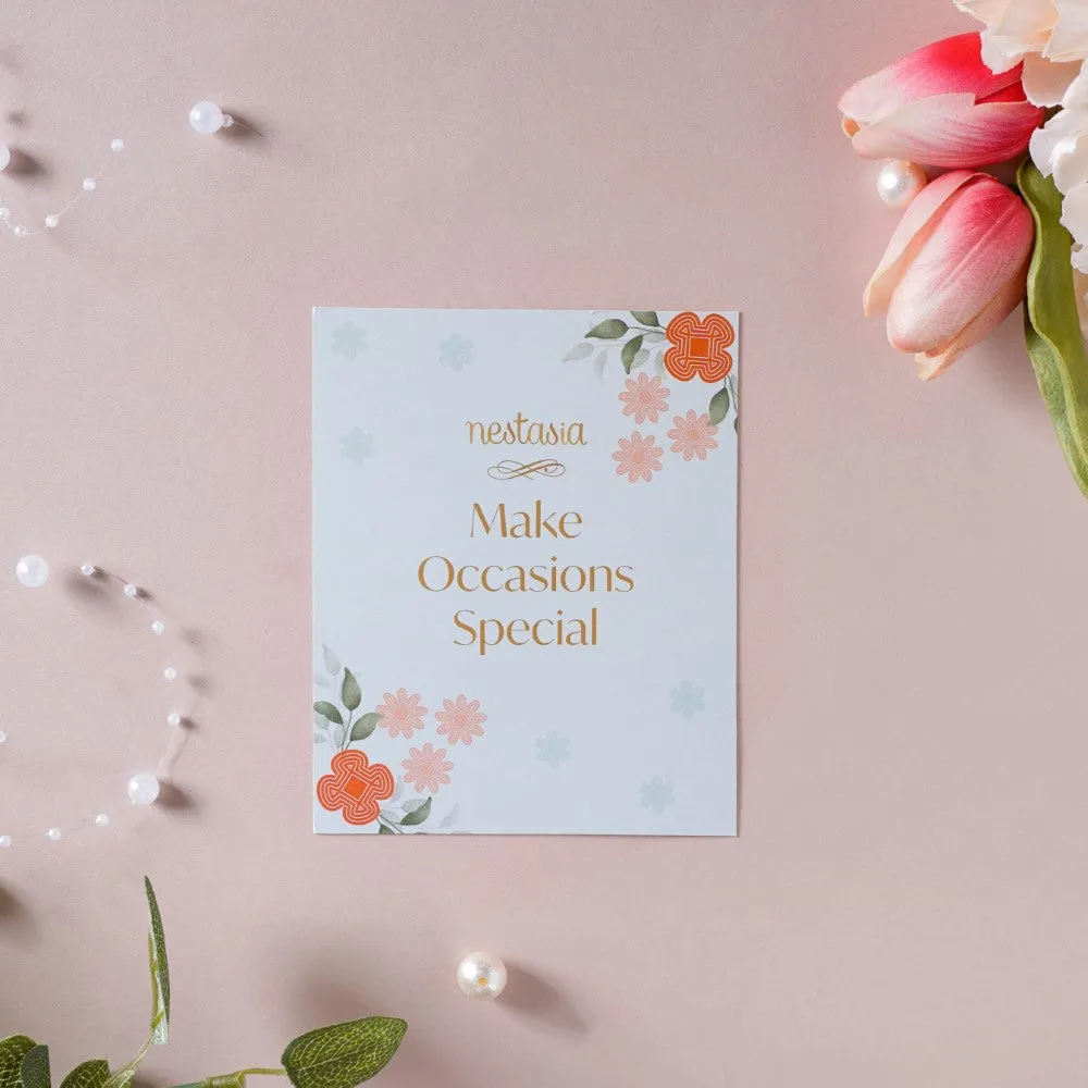 Beige Blossom Self-Care Essentials Hamper Set Of 3