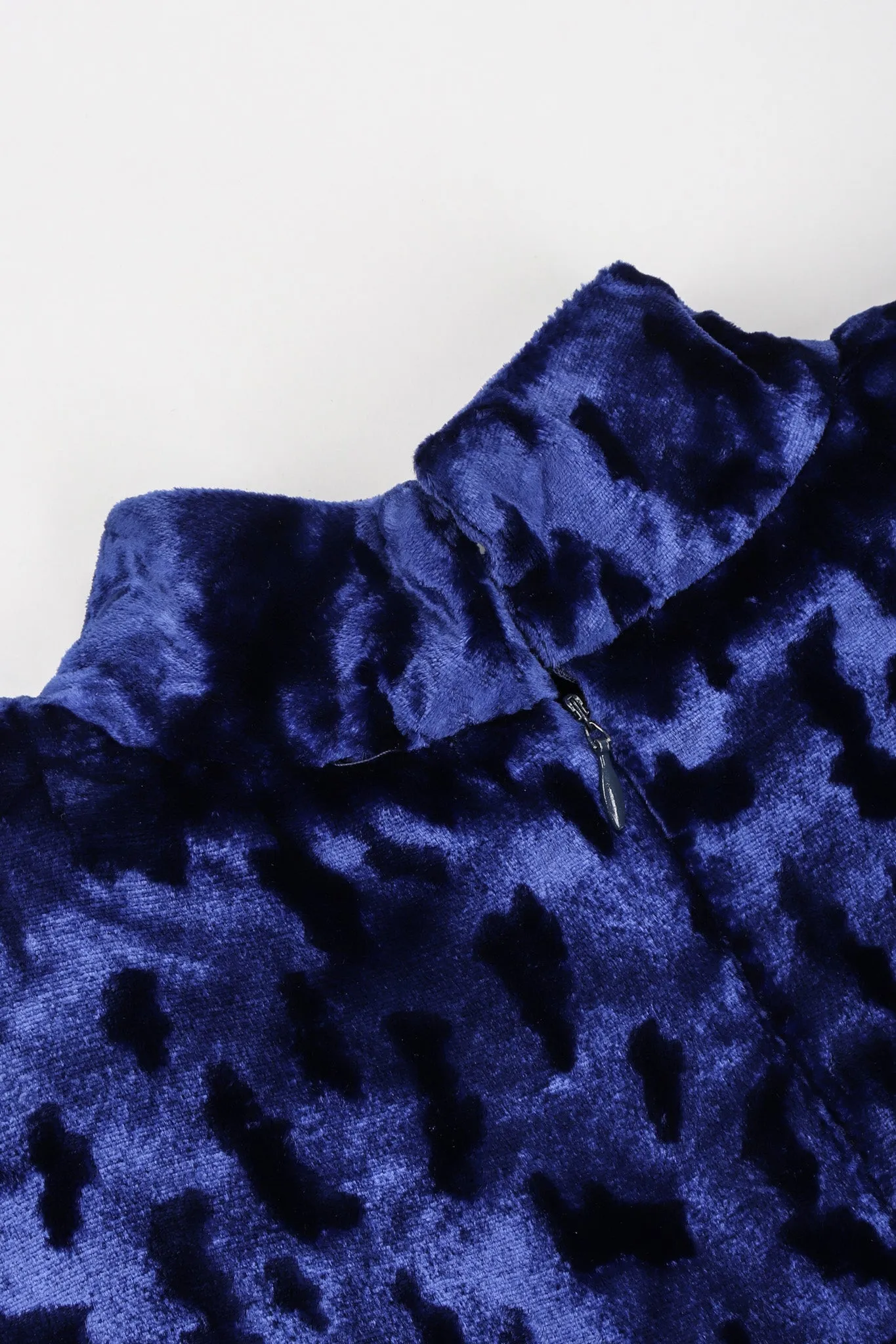 Blue Velvet Cheetah Dress