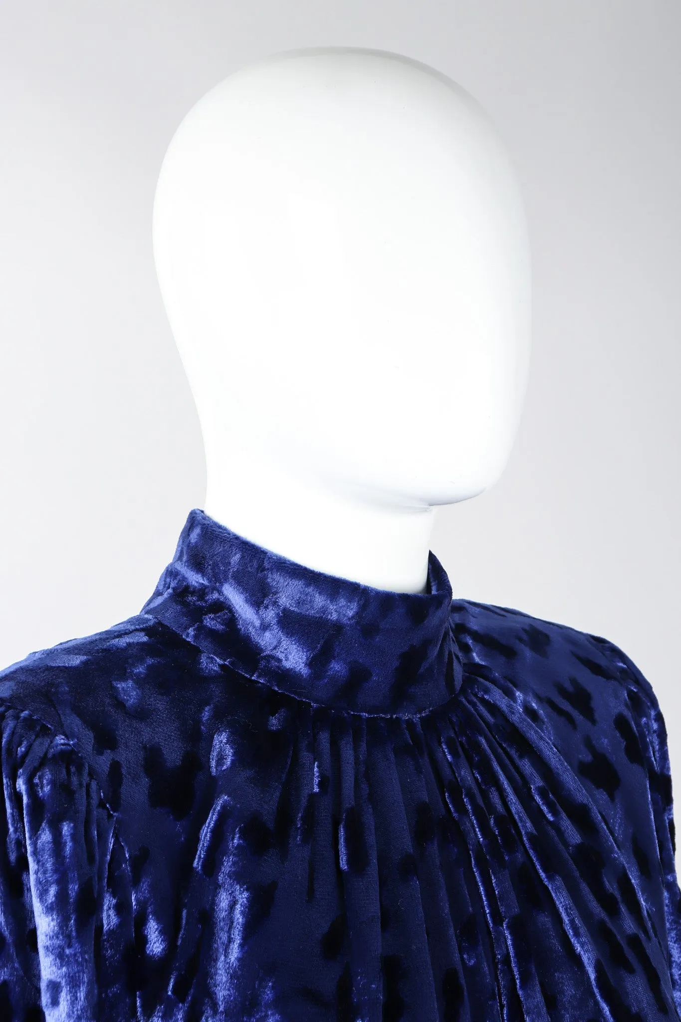 Blue Velvet Cheetah Dress