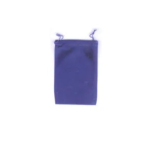 Blue Velveteen Bag