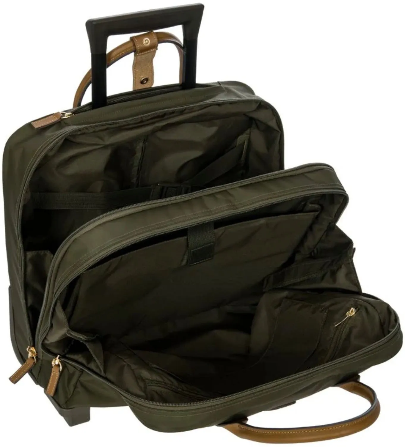 Bric's X-Bag Pilot Case/Rolling Tote - Olive