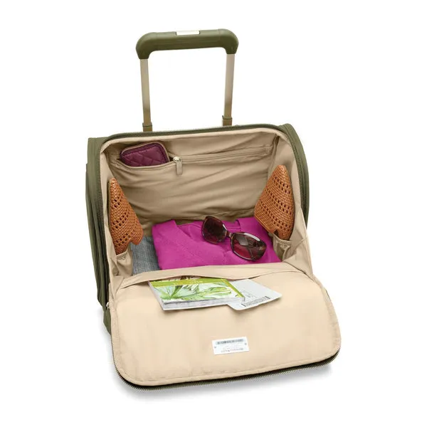 Briggs & Riley Baseline 2-Wheel Cabin Bag - Olive
