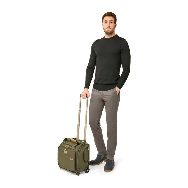 Briggs & Riley Baseline 2-Wheel Cabin Bag - Olive