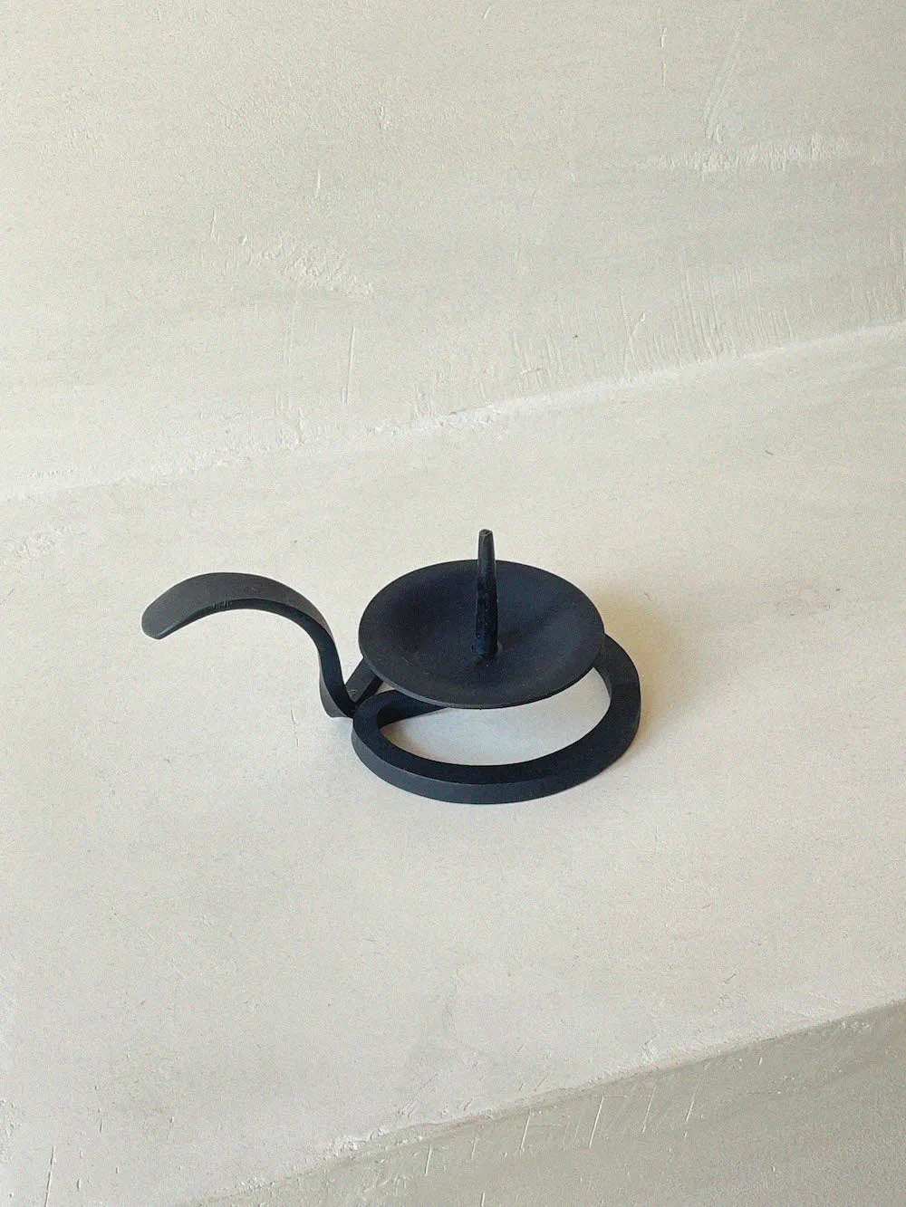 Cast Iron Candle Stand With Handle