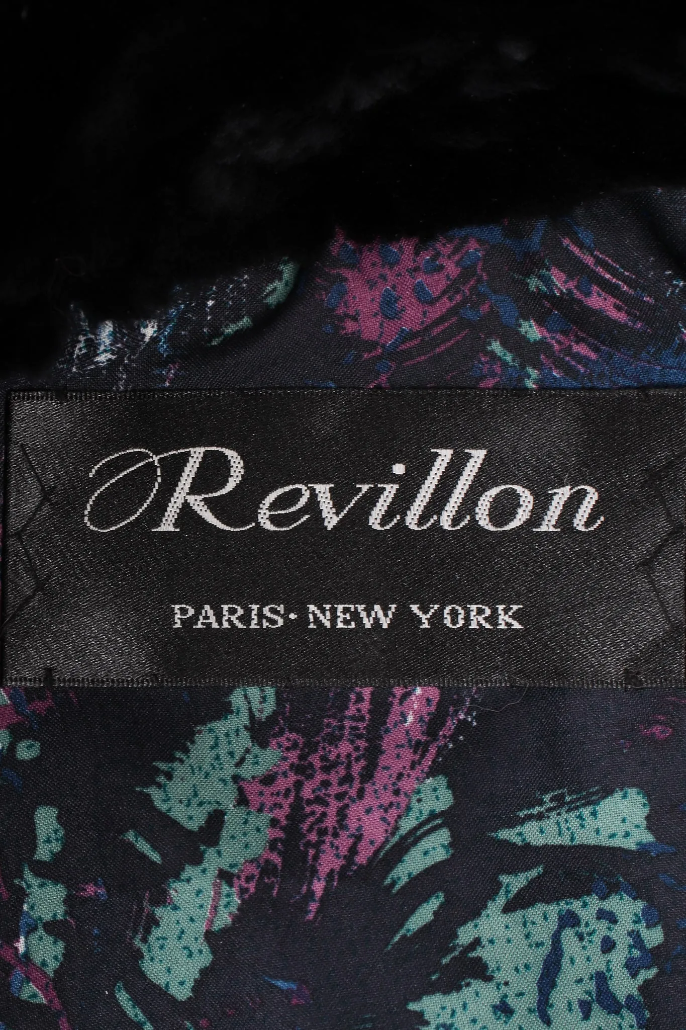 Chevron Stripe Fur Toggle Coat
