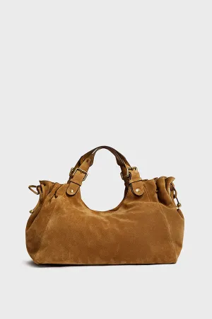 CHIARA LEATHER VELVET BAG