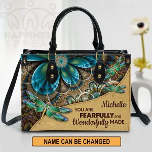 Christianart Handbag, Personalized Hand Bag, You Are Fearfully And Wonderfully Made, Personalized Gifts, Gifts for Women.