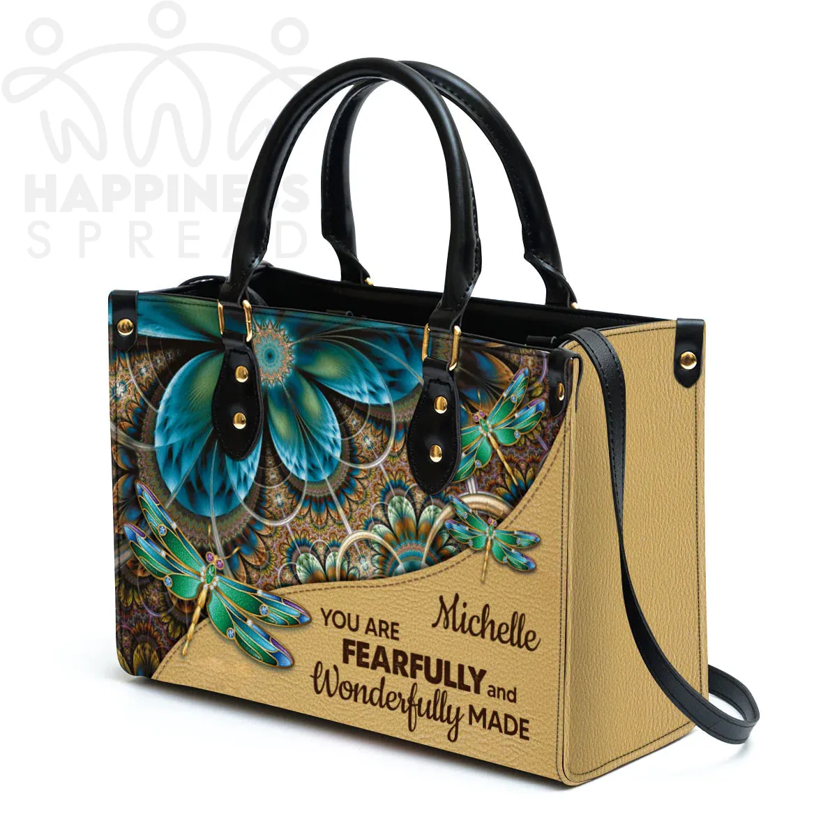 Christianart Handbag, Personalized Hand Bag, You Are Fearfully And Wonderfully Made, Personalized Gifts, Gifts for Women.