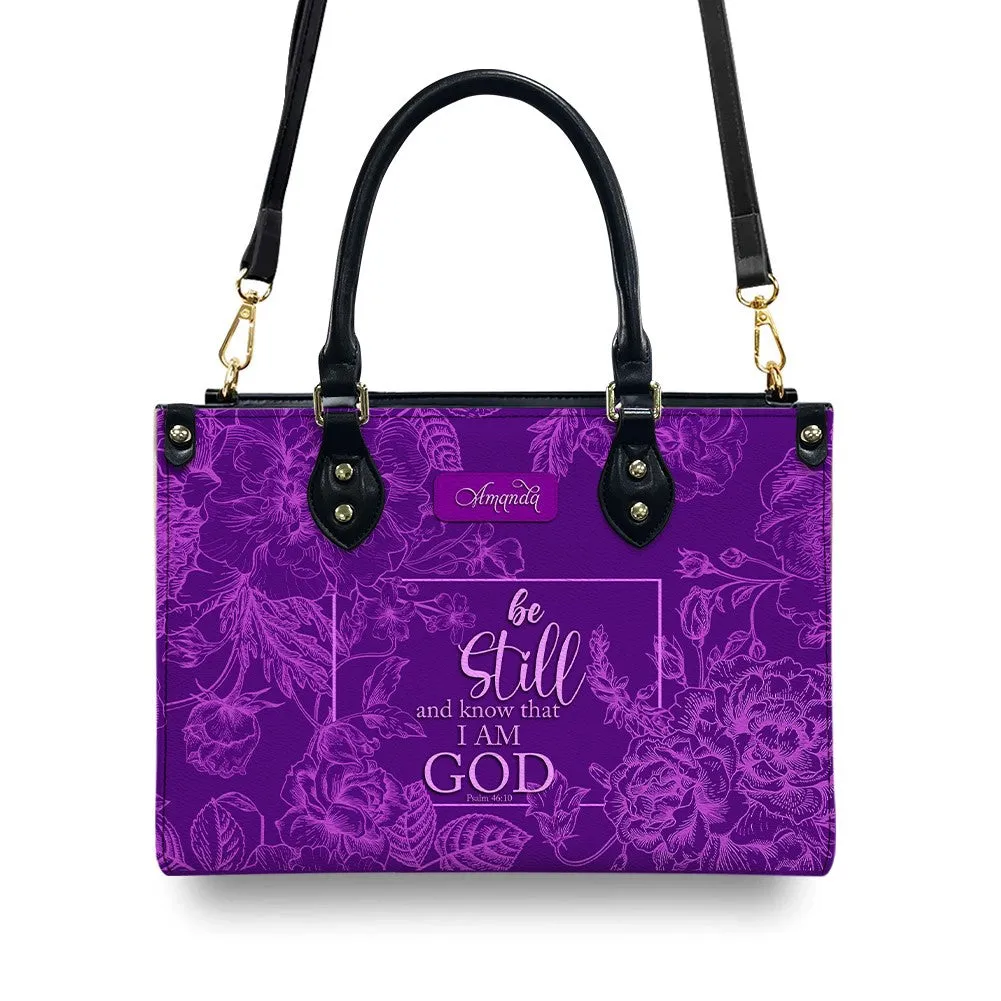 CHRISTIANARTBAG Handbag - Personalized Leather Handbag - Custom Verse Christian Bag - Custom Color bags - CABLTHB01010624.