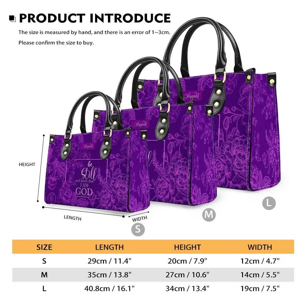 CHRISTIANARTBAG Handbag - Personalized Leather Handbag - Custom Verse Christian Bag - Custom Color bags - CABLTHB01010624.