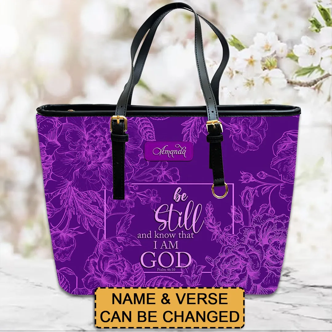 CHRISTIANARTBAG Handbag - Personalized Leather Handbag - Custom Verse Christian Bag - Custom Color bags - CABLTHB01010624.