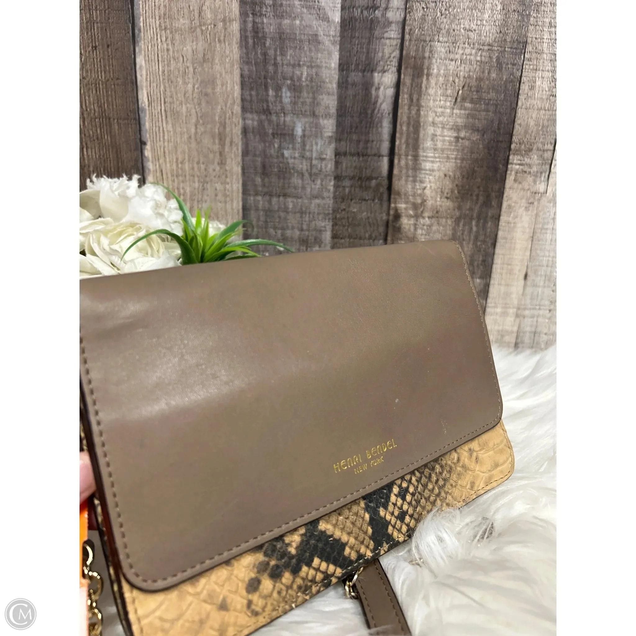 Crossbody Leather By Henri Bendel, Size: Small