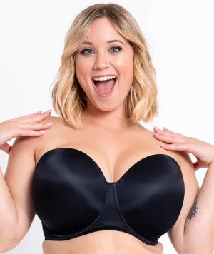 Curvy Kate Smoothie Strapless Moulded Bra - Black