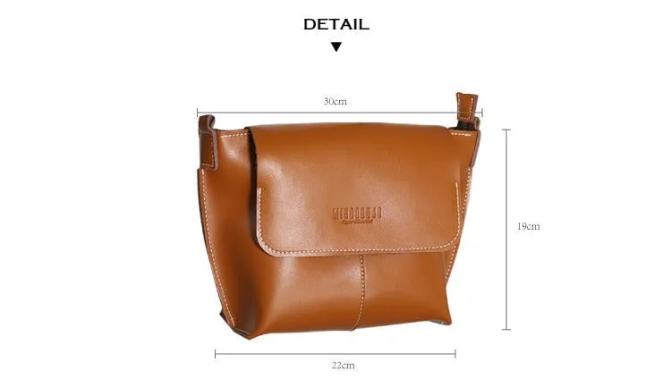 Cute Brown LEATHER Side Bag Handmade WOMEN Brown Crossbody BAG Phone Purse FOR WOMEN