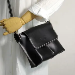 Cute Brown LEATHER Side Bag Handmade WOMEN Brown Crossbody BAG Phone Purse FOR WOMEN