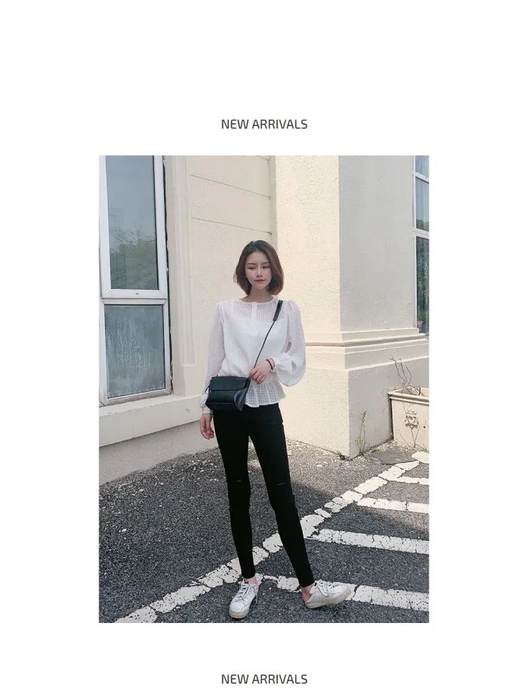 Cute LEATHER Small Side Bag Black Handmade WOMEN Crossbody BAG Phone Purse FOR WOMEN