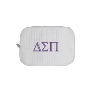 Delta Sigma Pi Waffle Weave Cosmetic Bag
