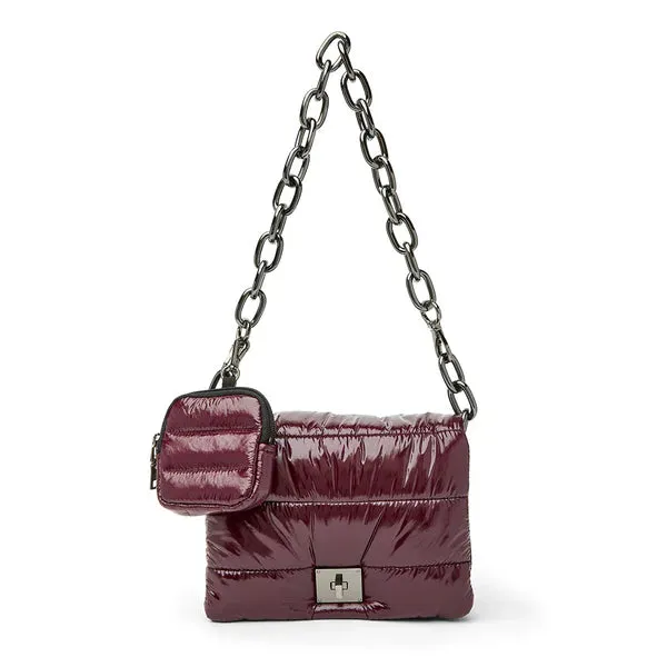 Downtown Crosswalk Glossy Deep Burgundy