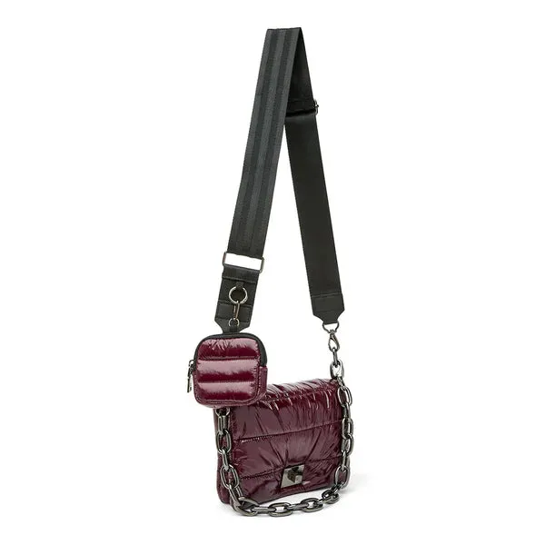 Downtown Crosswalk Glossy Deep Burgundy