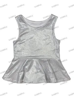 EDITABLE MockUp - Peplum Shirt/Bubble Style Tank Sleeve - Holo