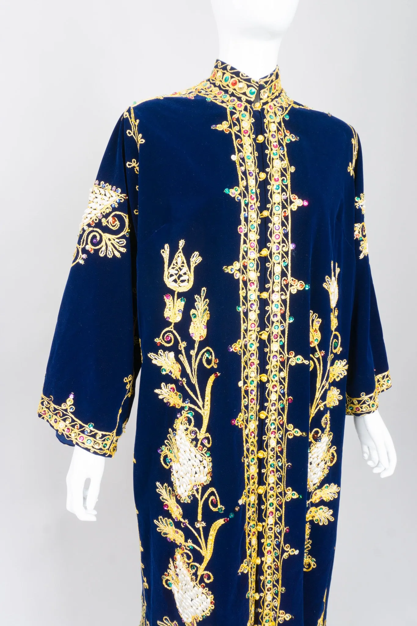 Embellished Velvet Illuminati Robe