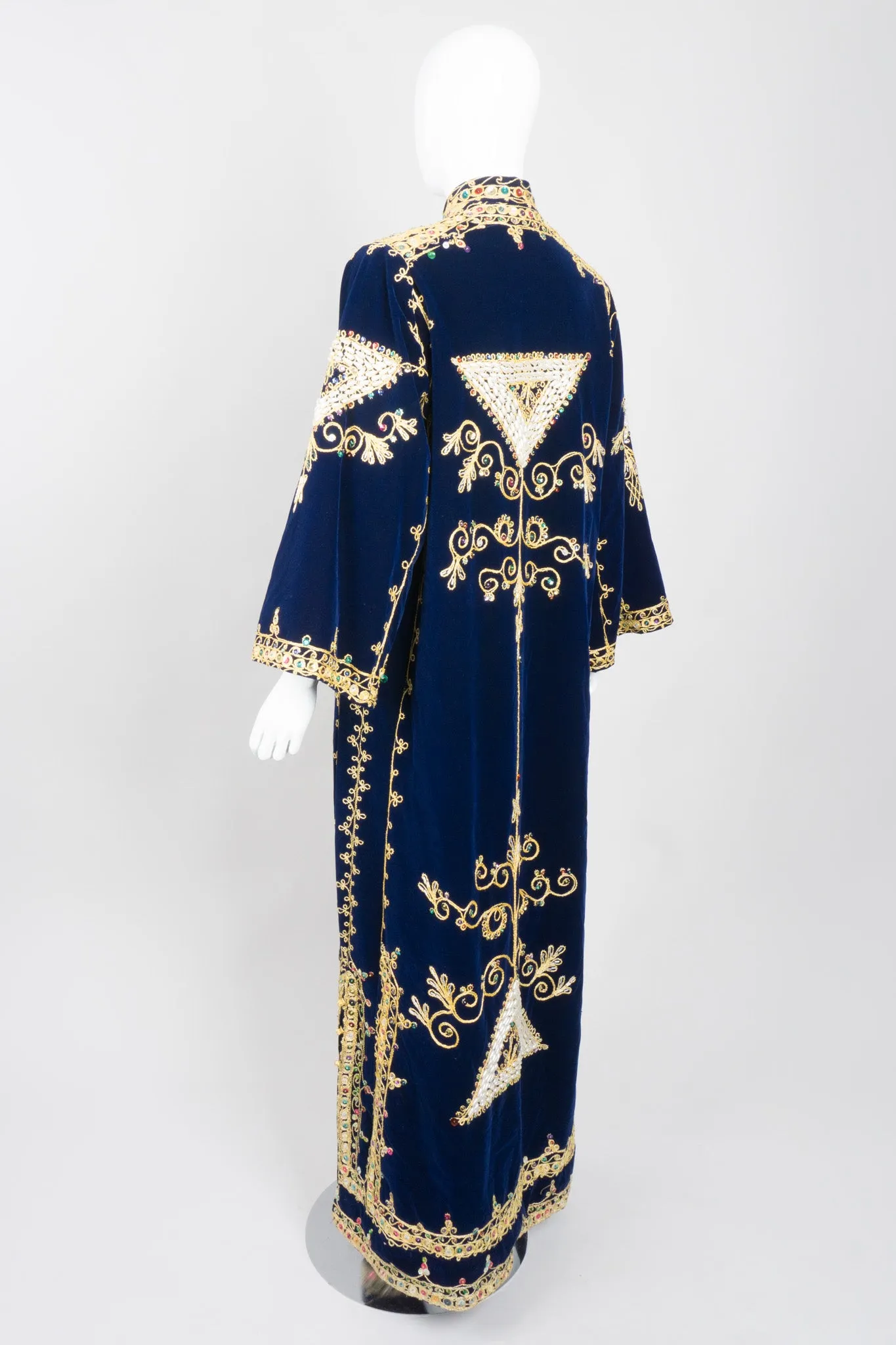 Embellished Velvet Illuminati Robe
