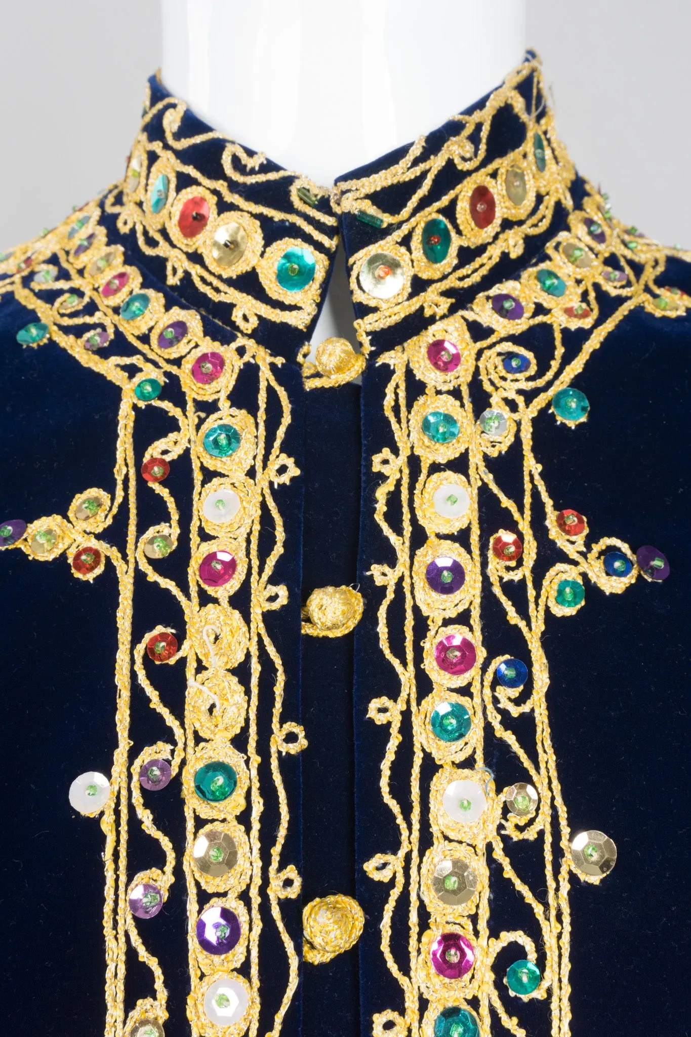 Embellished Velvet Illuminati Robe