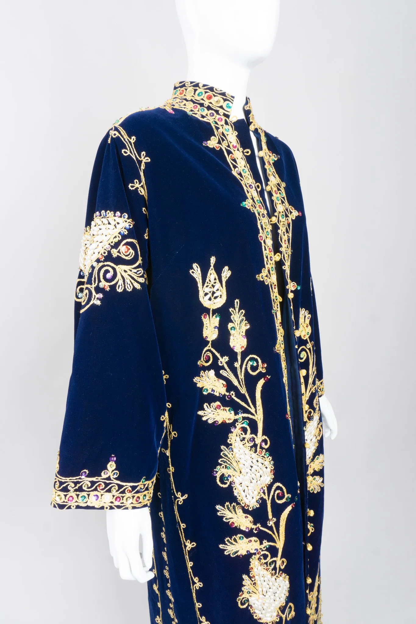 Embellished Velvet Illuminati Robe