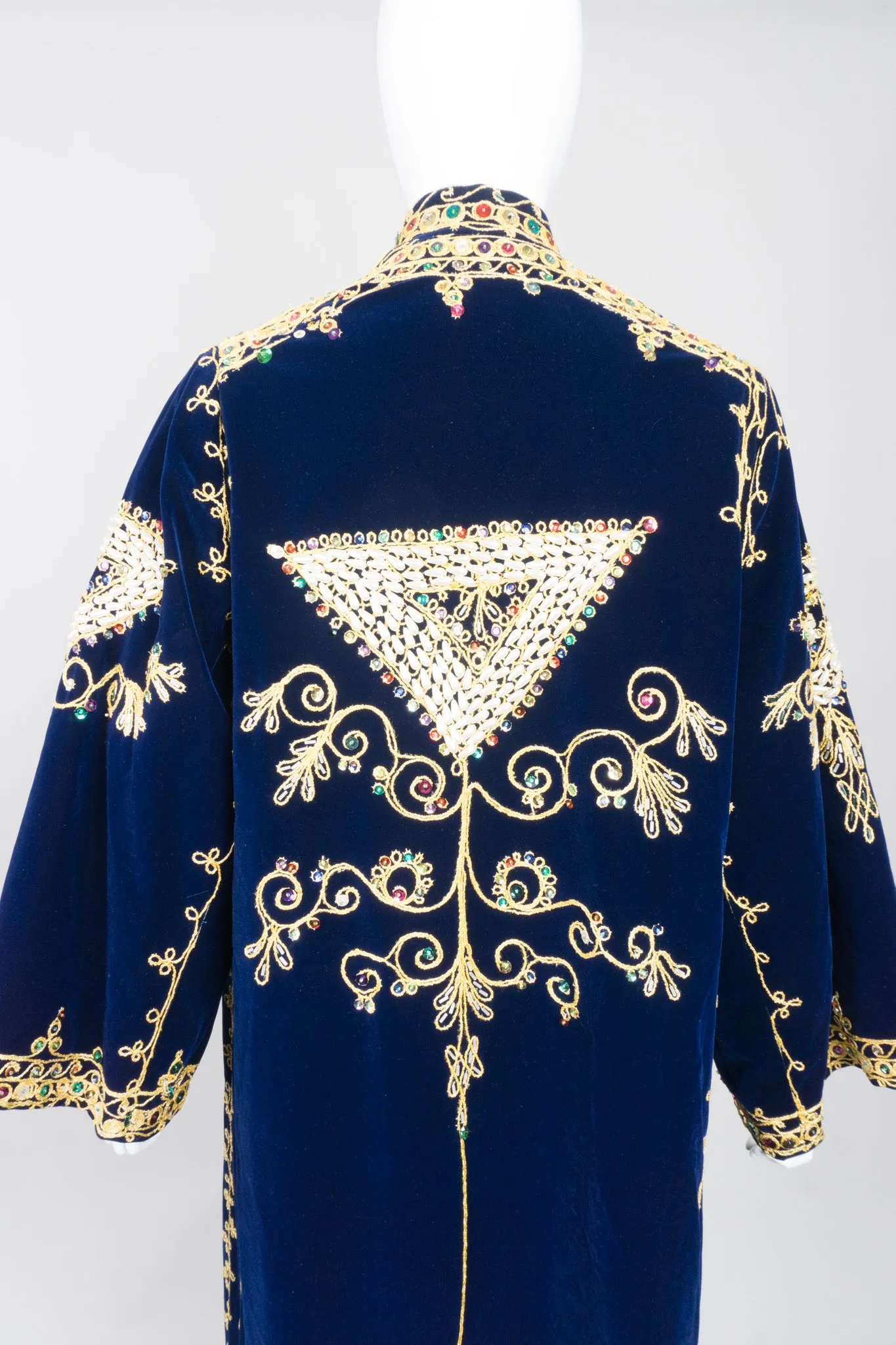 Embellished Velvet Illuminati Robe
