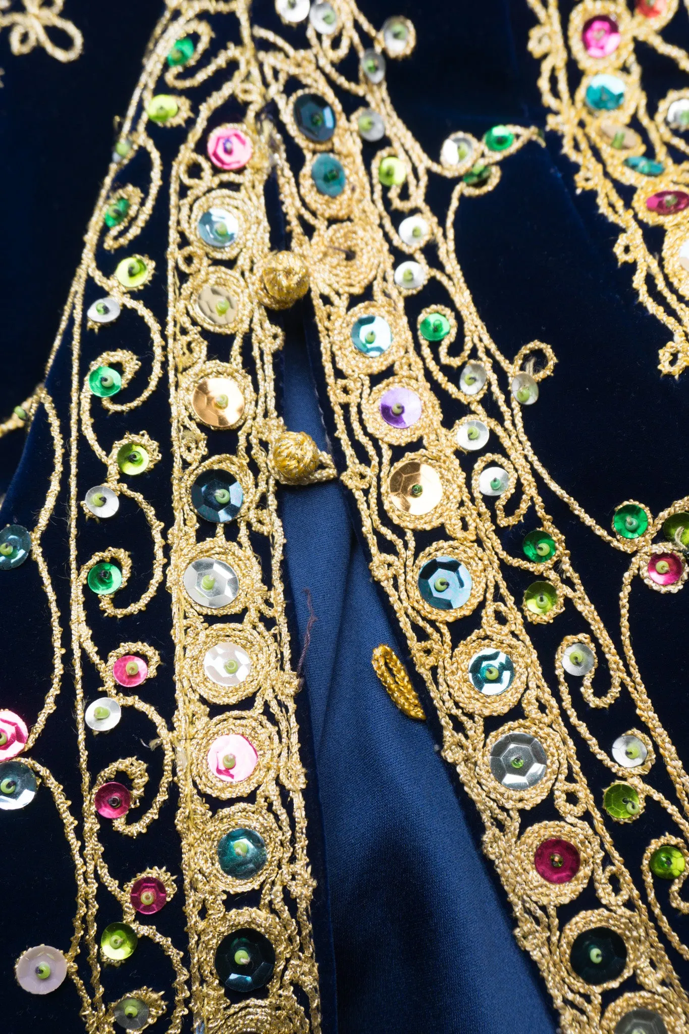 Embellished Velvet Illuminati Robe