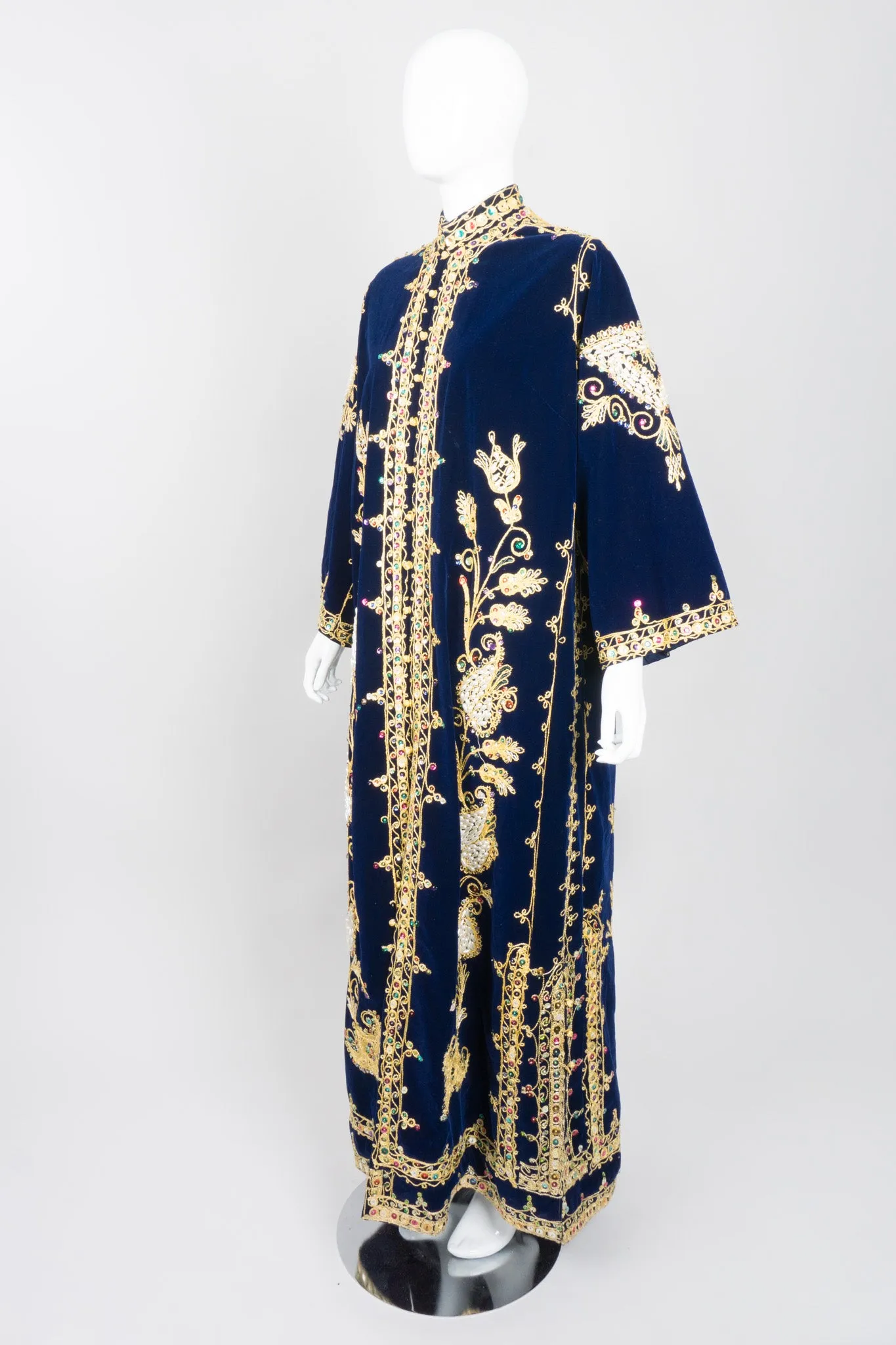 Embellished Velvet Illuminati Robe