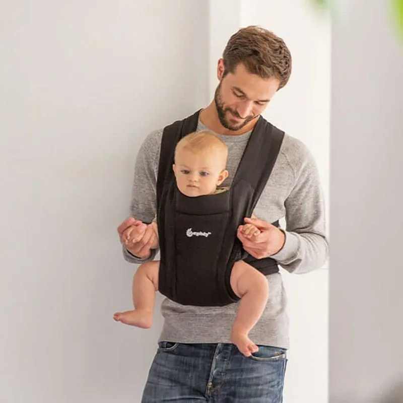 ERGOBABY Embrace Knit Newborn Carrier - Pure Black