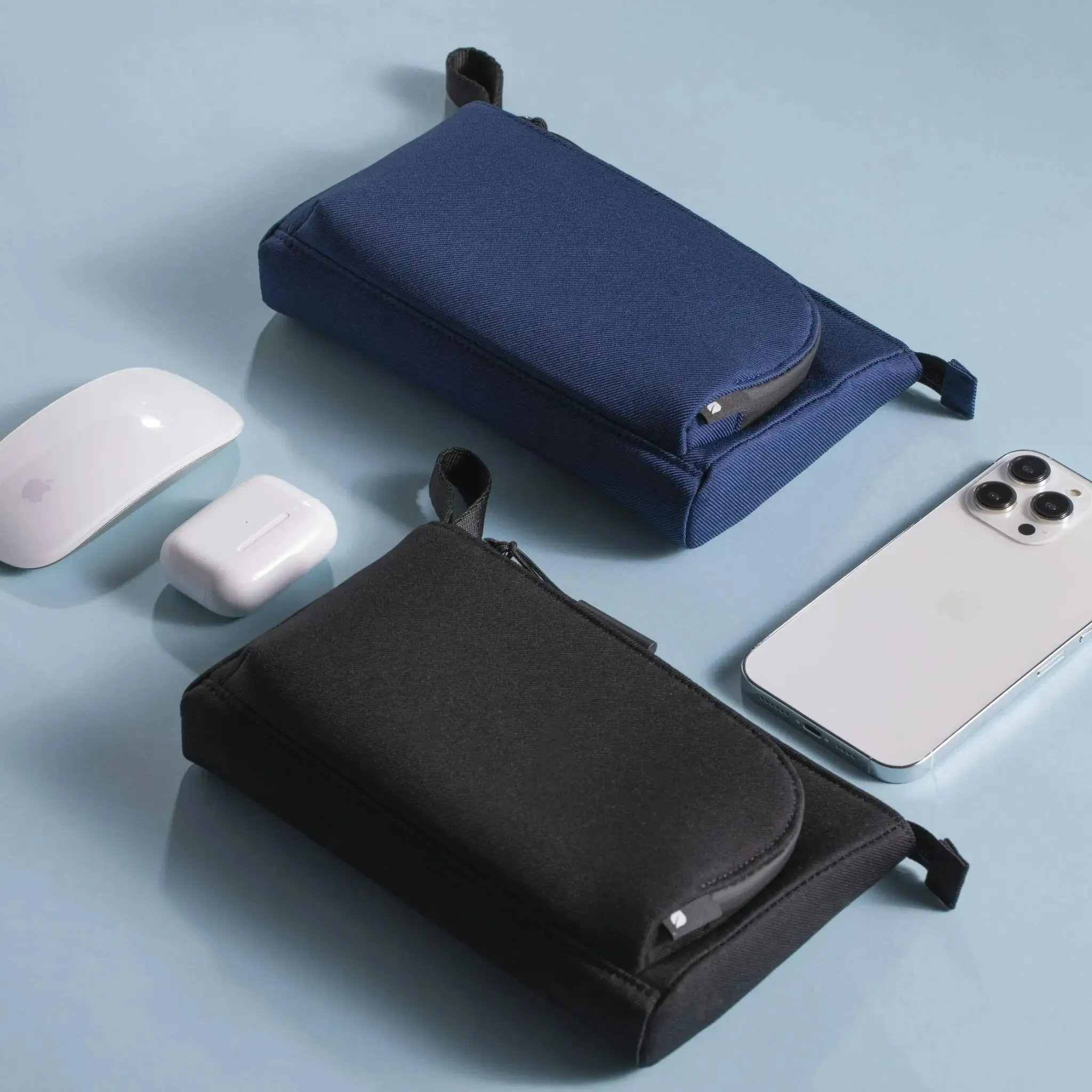 Facet Accessory Organizer in Recycled Twill