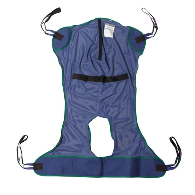 Full Body Patient Lift Sling, Mesh with Commode Cutout, Medium - 1 Each