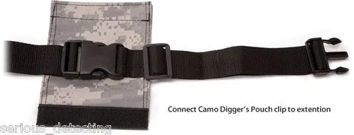 Garrett Camo Bag/Pouch with Belt Extender