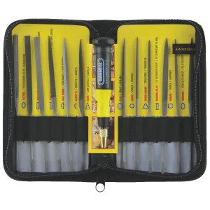General Tools 12 Piece Swiss Pattern Needle File Set