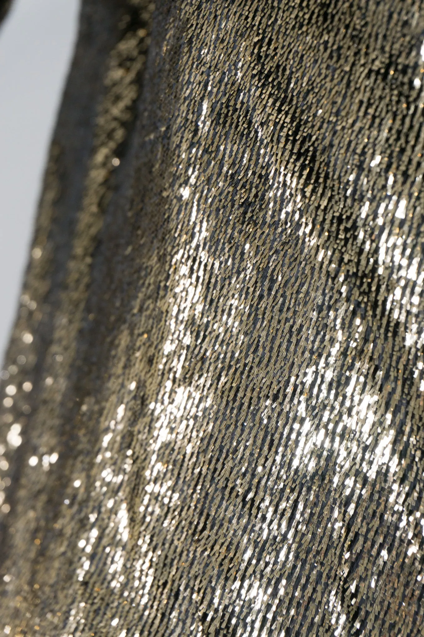 Gold Lamé Velvet Blouse