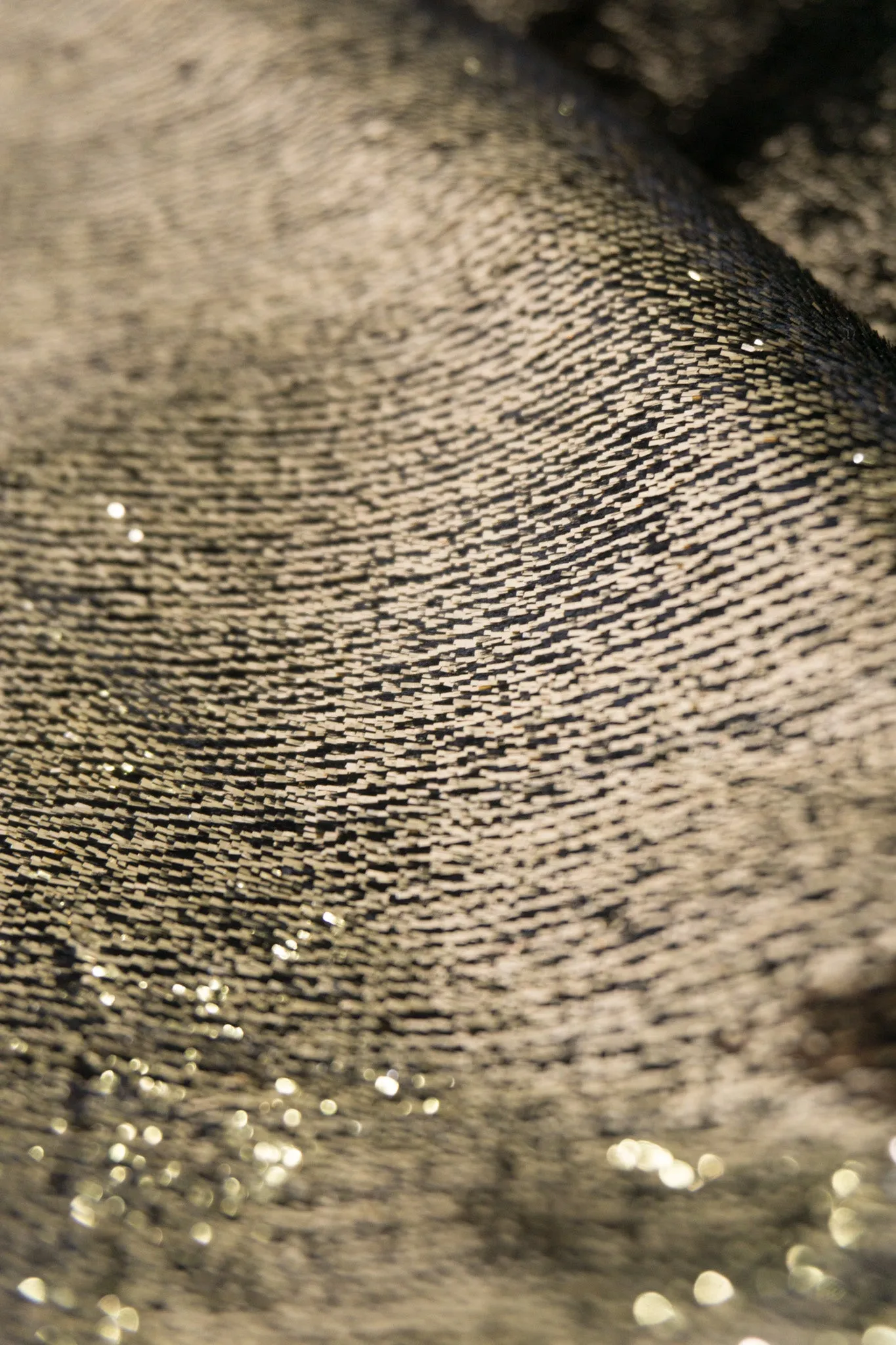 Gold Lamé Velvet Blouse