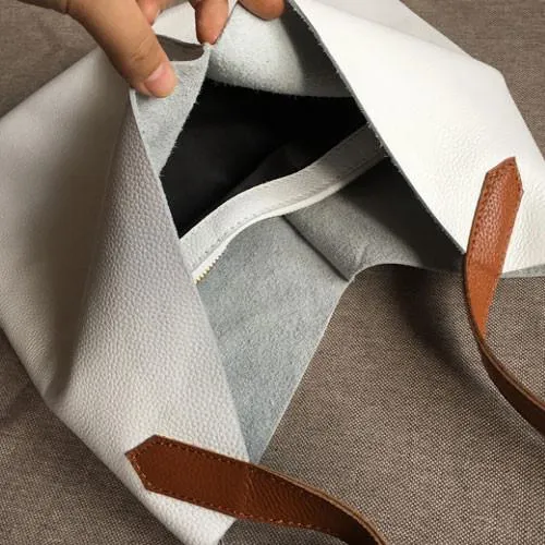 Green Slouchy Leather Tote for Women Best Leather Tote Handbags Green Leather Tote Bag Women's