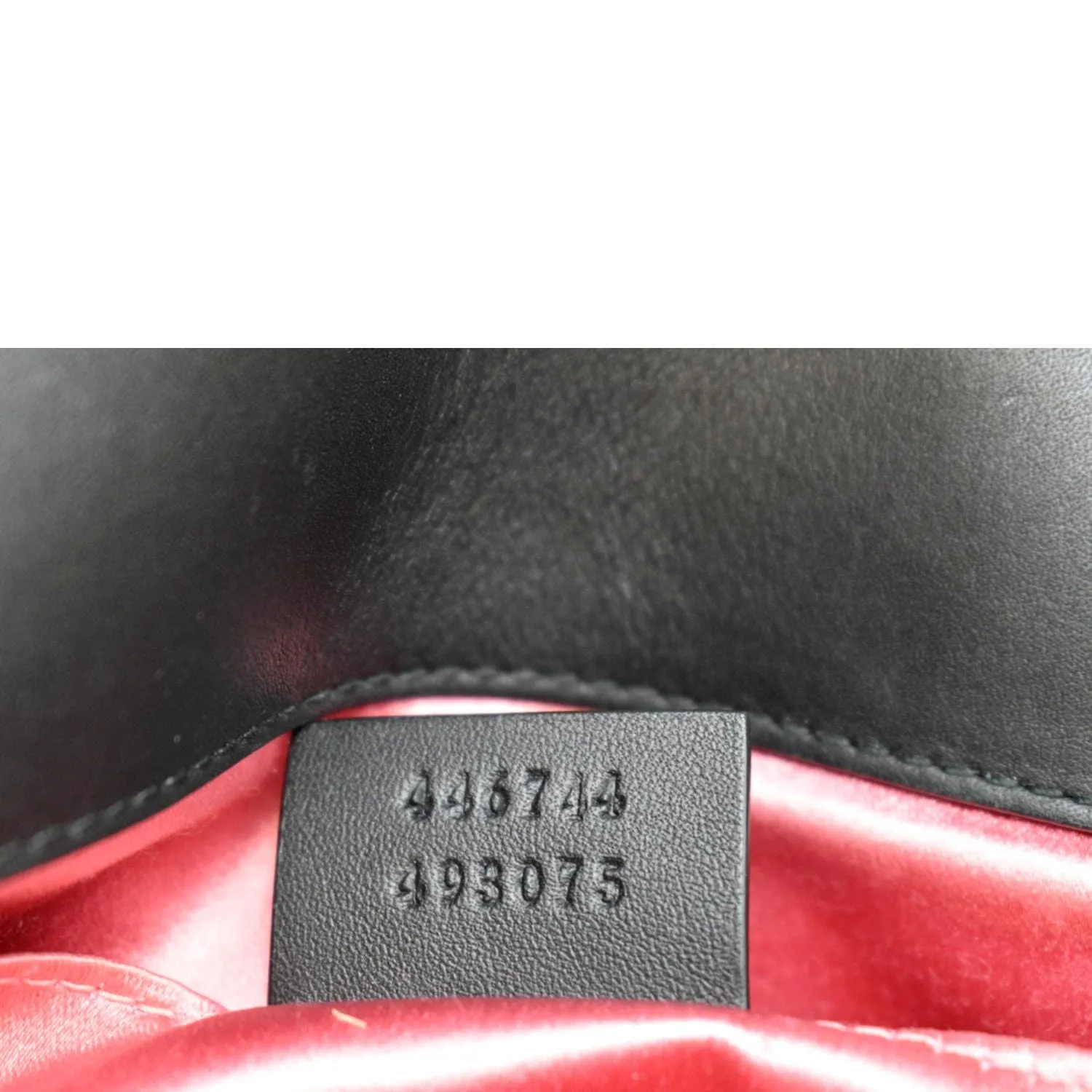 GUCCI GG Marmont Mini Velvet Shoulder Bag Black 446744