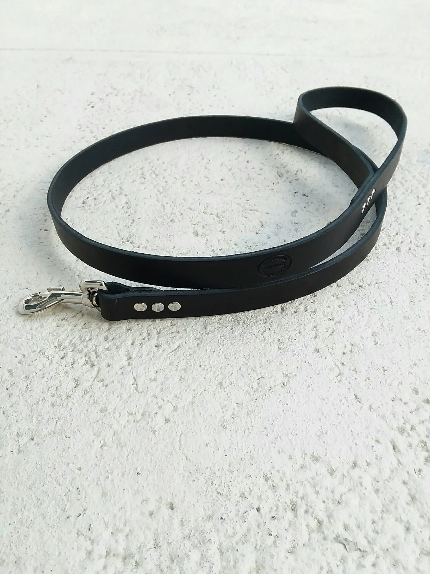 Hollis Leather Dog Leash