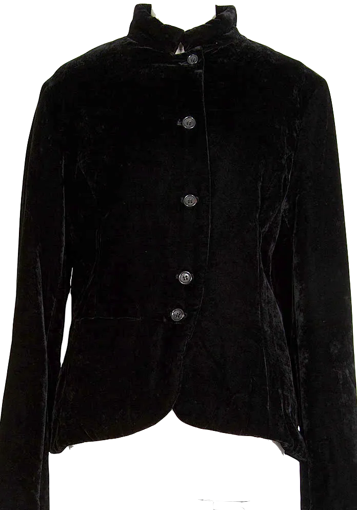 HOMMA Japan. Black Velvet Design Jacket
