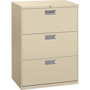 HON Brigade 600 Series 3-Drawer Lateral