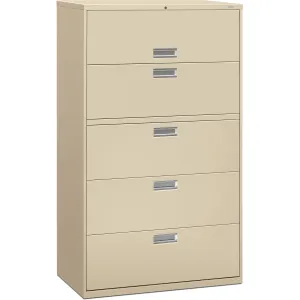 HON Brigade 600 Series 5-Drawer Lateral