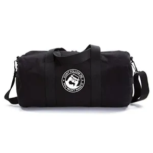 Jeep Don't Follow Me you Wont make it Heavyweight Canvas Duffel Bag in Black